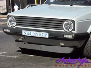 VW Golf MK1 Narrow Bumpers "old school" 2piece Front Spoiler-0